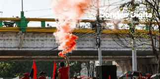 San Pedro Sula conmemora el Día del Trabajador con movilización hacia el Parque Central